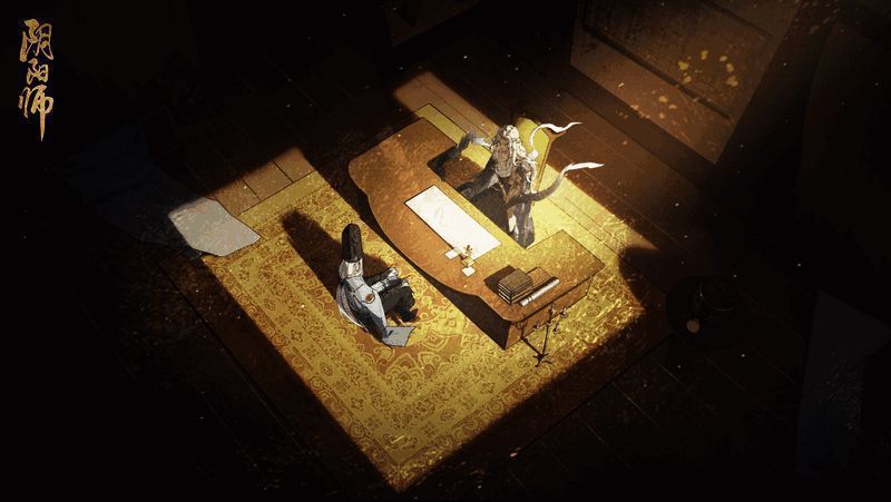 《阴阳师》黄金夜航又一动态剧情片画面