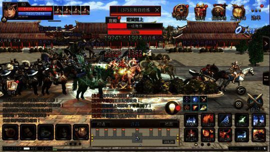 《三国群英传:国战版》万人国战场景图