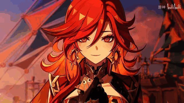 《原神》玛薇卡角色PV「旧时光」视频截图