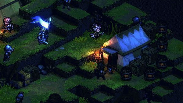 游戏关卡互动要素画面