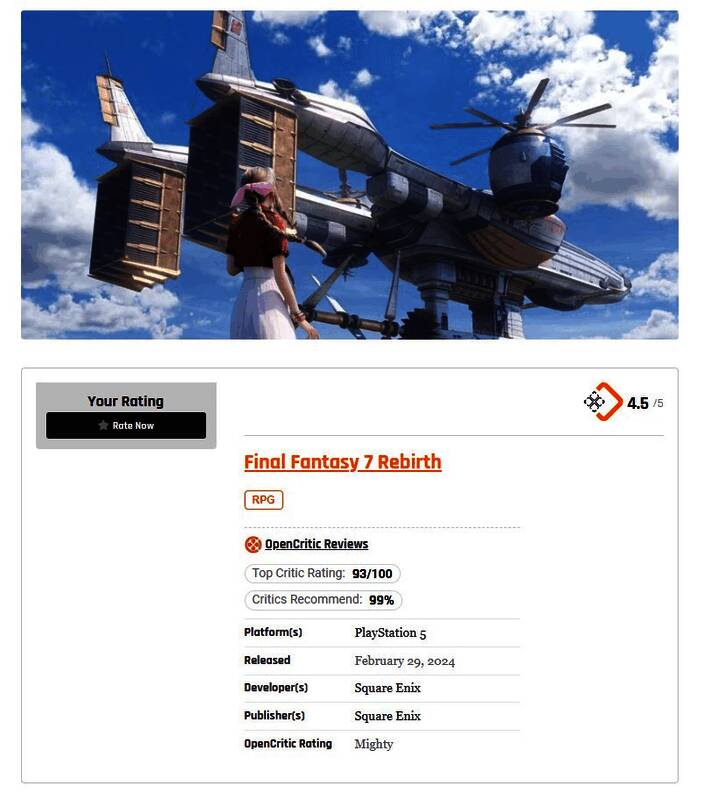 最终幻想7:重生游戏画面