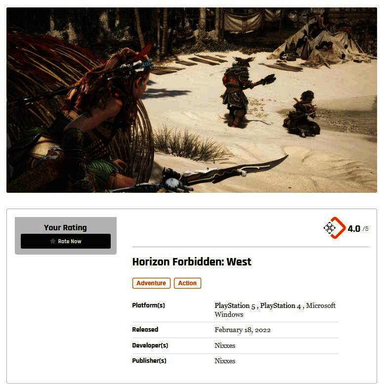 地平线:西之绝境游戏画面