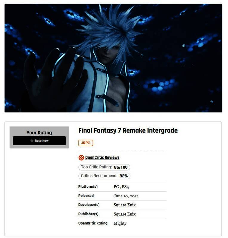 最终幻想7:重制版Intergrade游戏画面