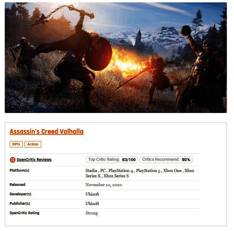 刺客信条:英灵殿游戏画面