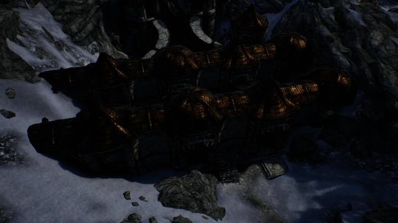 粉丝自制虚幻5《上古卷轴5：天际》Demo视频截图3