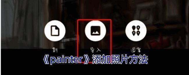 Infinite Painter软件添加照片相关界面示例