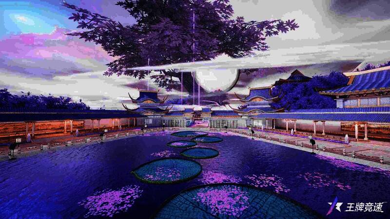 广寒宫小池仙荷赛道图