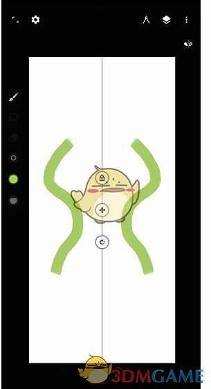painter垂直对称画图效果图