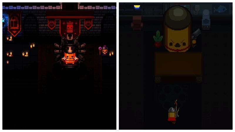 《挺进地牢》中的枪弹元素展示