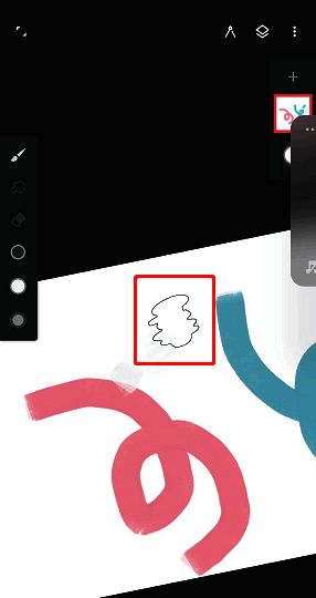 painter显示笔刷形状光标示例图