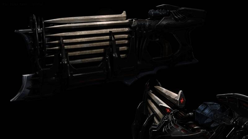 《毁灭战士:黑暗时代》的游戏画面