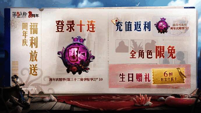 《第五人格》六周年庆活动画面1