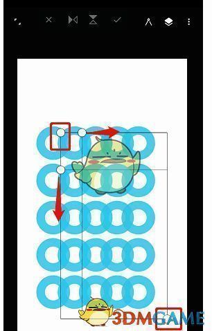 painter图案路径怎么使用?painter图案缝制怎么使用? painter软件中选择图案缝制工具的界面图