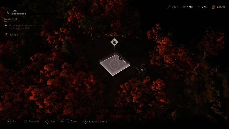 《刺客信条：影》主角藏身处画面6