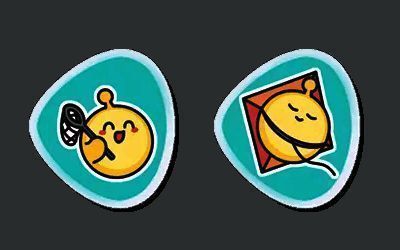 蛋仔扛捕虫网在春野画面