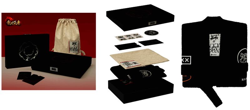 《乱世王者》与INXX联名龙年限定浴袍实物图