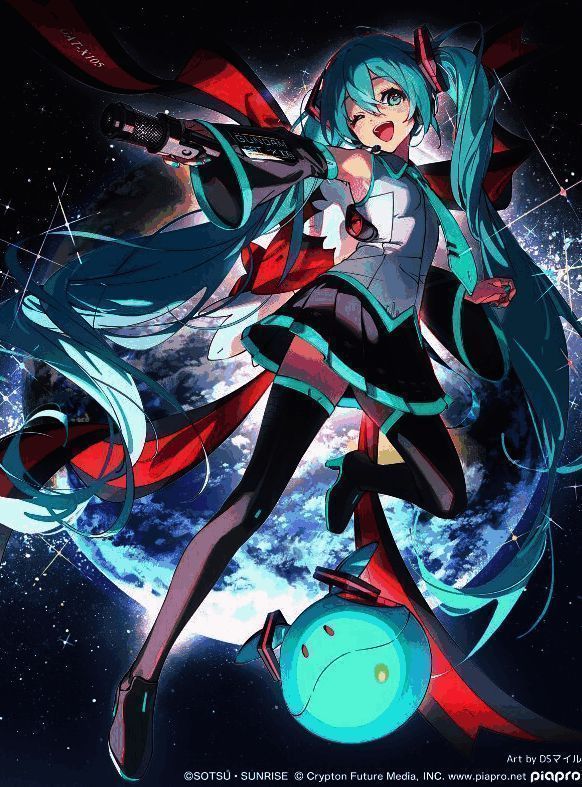 高达与初音未来联动特别神似艺图2