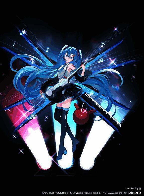 高达与初音未来联动特别神似艺图3