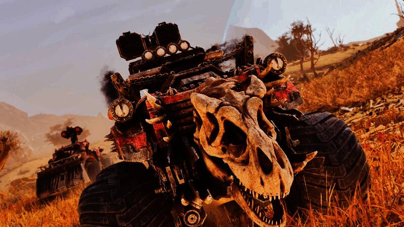《方舟：生存飞升》废土战车画面