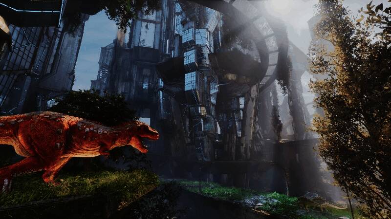 《方舟：生存飞升》灭绝DLC场景画面