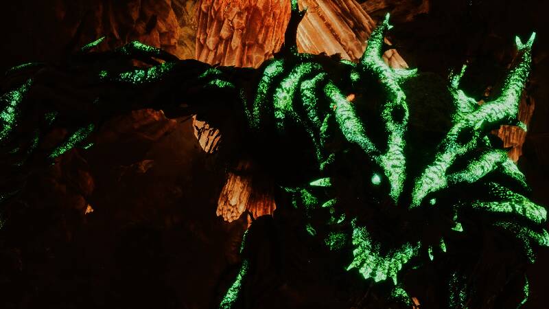 《方舟：生存飞升》无畏龙战斗画面