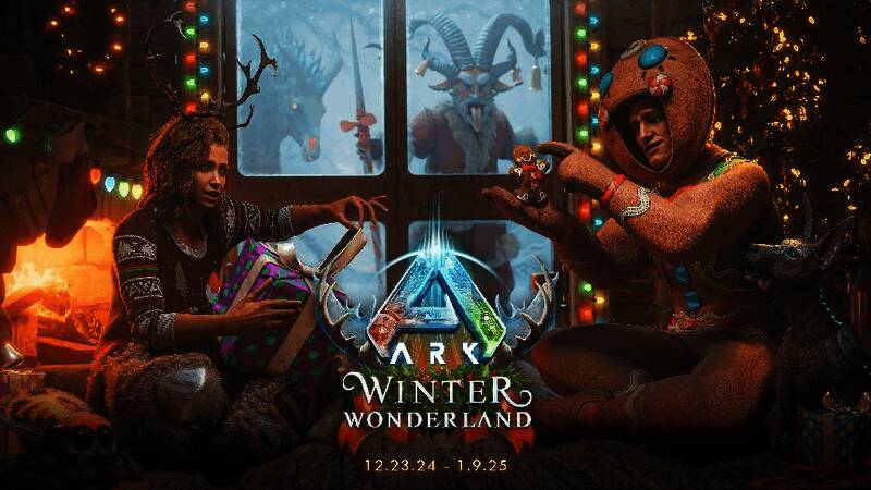 《方舟：生存飞升》冬季仙境活动宣传图