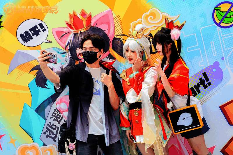 《决战!平安京》线下快闪活动有奖问答环节现场