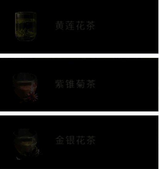 茶类药物展示图