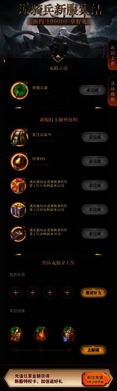 《猎魂觉醒》新服特权卡活动界面