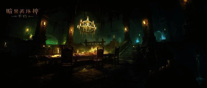 工会战场地及战斗场景图