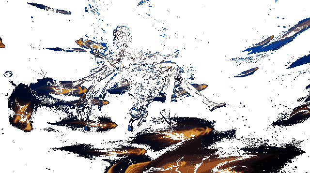 女团成员灵动表演,金色游鱼环绕的动态画面