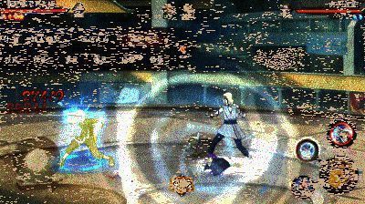 春野樱「忍界大战」二技能蓄力格挡演示动图