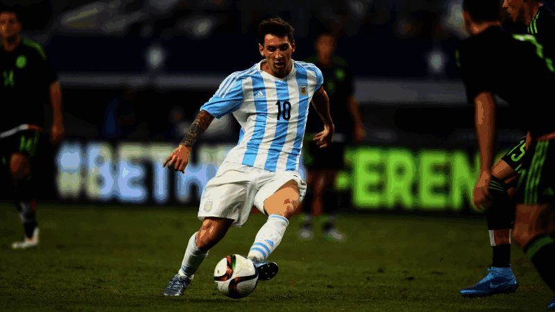 梅西在《实况足球》赛场相关画面3