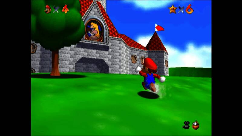 《超级马里奥64》游戏画面相关图片