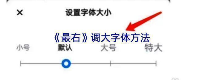 最右APP调大字体相关界面示例图1