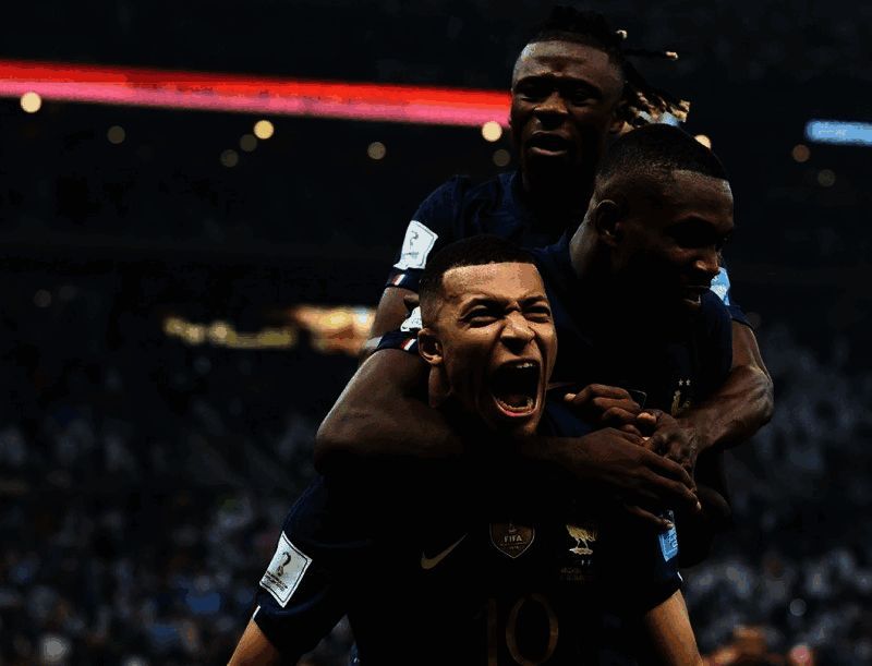 姆巴佩世界杯比赛图