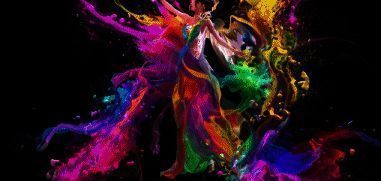 以闪亮之名卧月灼莲时装染色动态展示