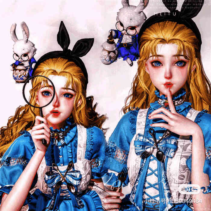 以闪亮之名爱丽丝COS穿搭图