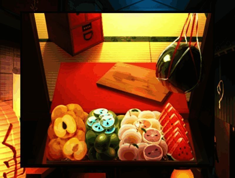 妖怪夜市小巷子场景截图