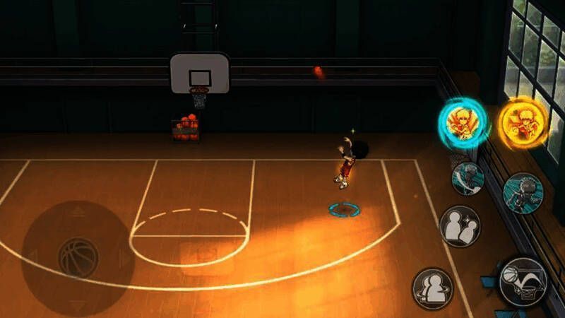 流川枫滞空拉杆投篮画面