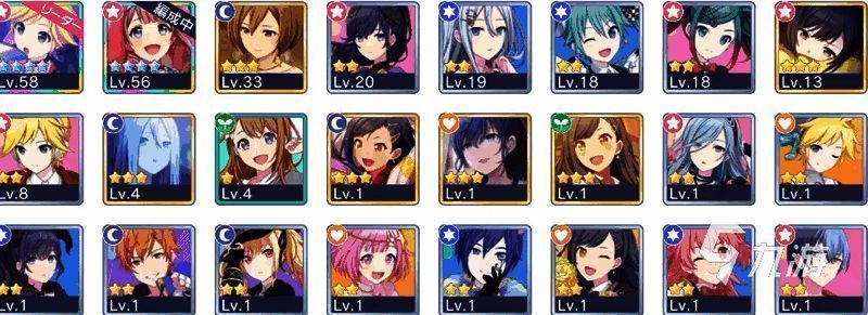 演出阵容站位示意图