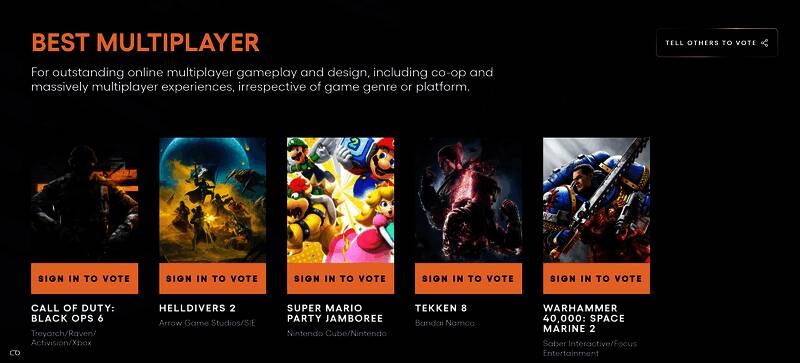 TGA 2024颁奖典礼相关画面