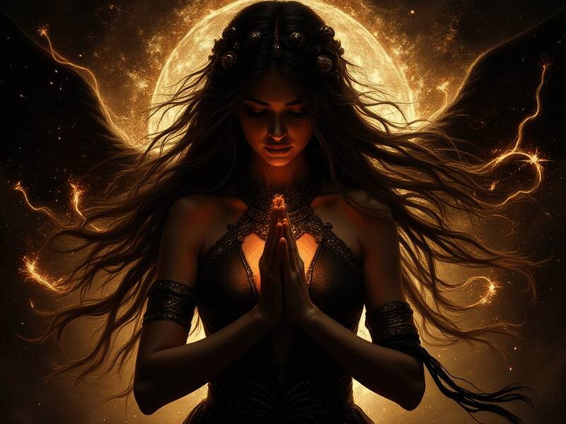 网友使用 Grok 生成的女巫图片