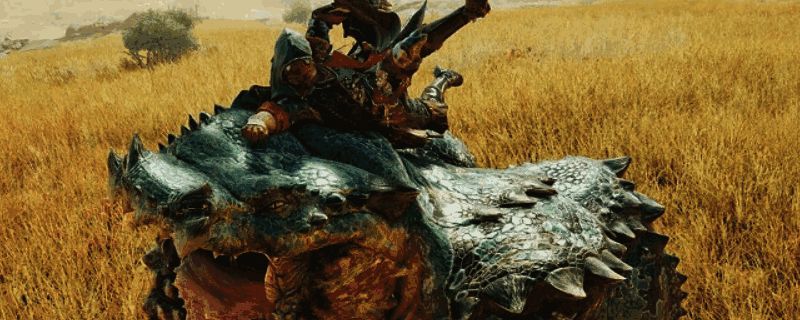 怪物猎人：荒野骑乘怪物画面