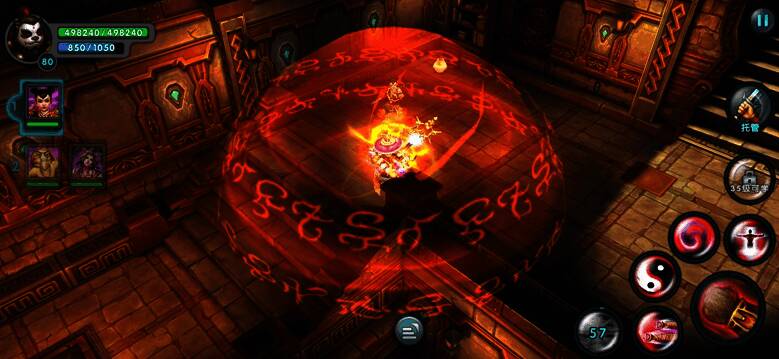 《太极熊猫》怀旧服战斗画面