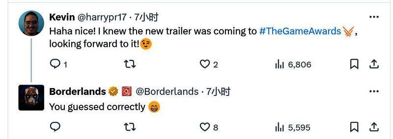 《无主之地4》相关宣传互动截图