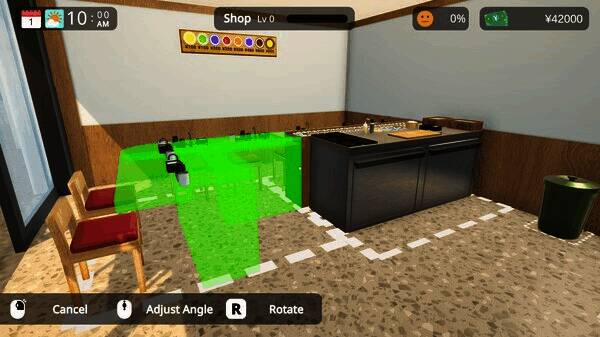 回转寿司模拟器顾客用餐画面