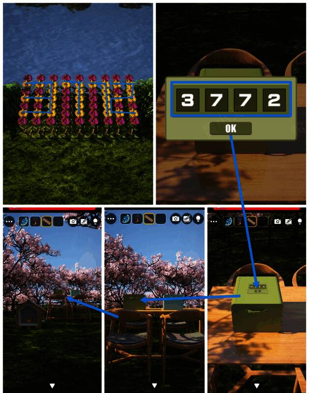 桌子左侧盒子及密码输入画面