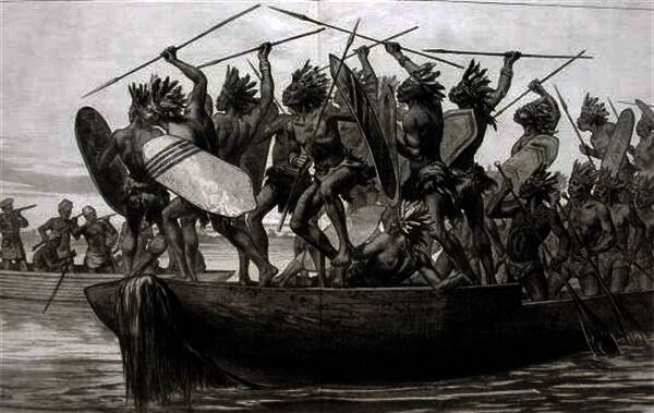 历史上海上舰队遭遇海盗围攻画面