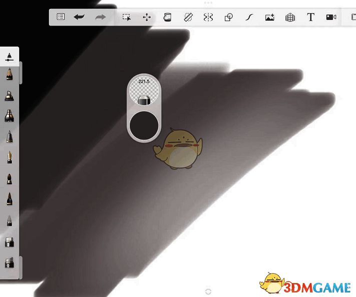 sketchbook笔刷在哪?sketchbook的笔刷怎么打开? SketchBook左侧工具栏笔刷位置示意图